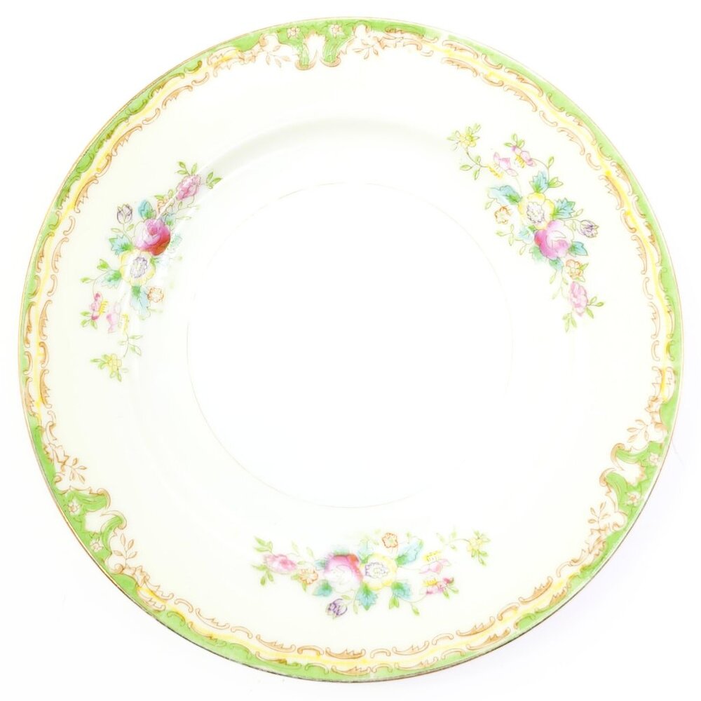 c. 1920s-1930s Sampy Japan "Elaine" Hand Painted Fine China Bread/Dessert Plate